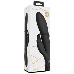 VIVE Vibro Rabbit Halo 24.5 x3.5cm Noir
